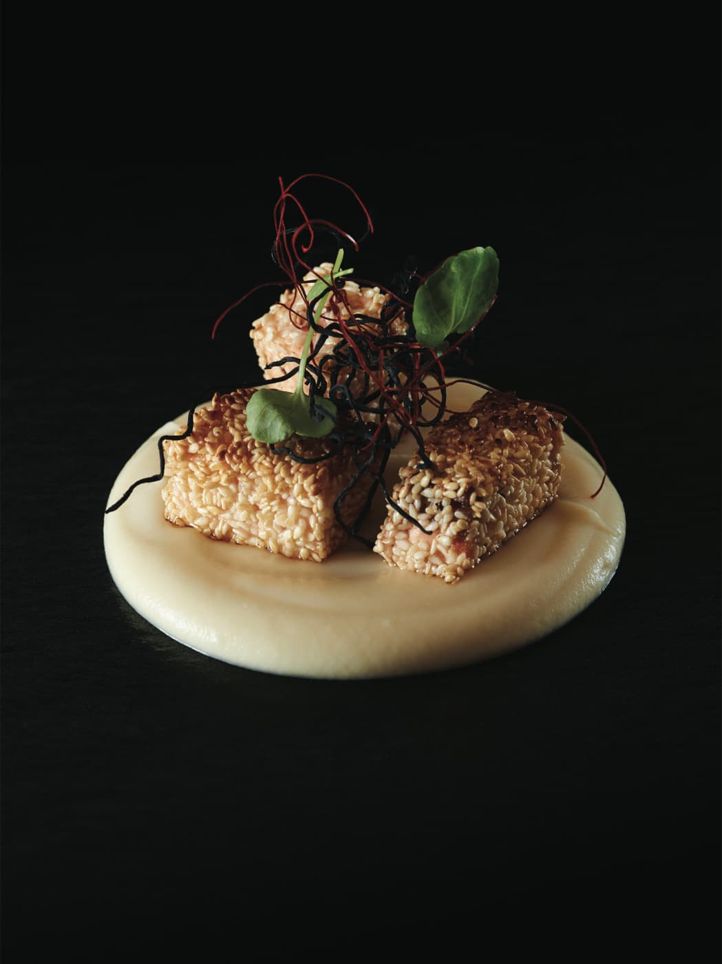 Puro Upstream, crema di patate ed erbe aromatiche